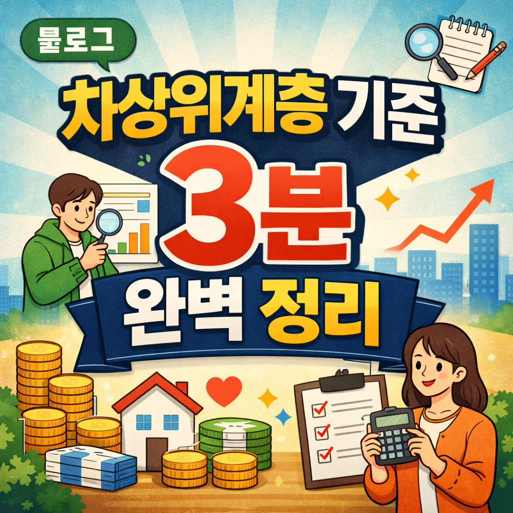 차상위계층 기준 3분 완벽 정리