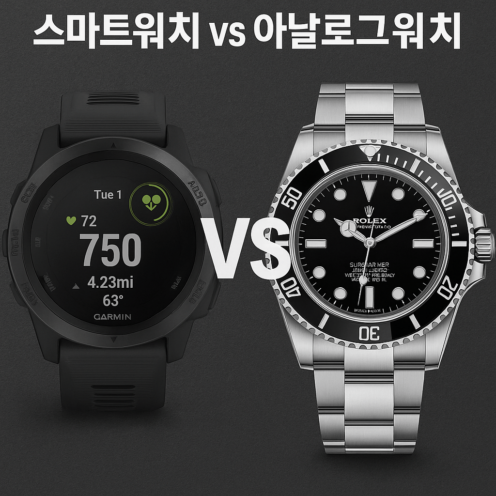 스마트워치 vs 아날로그워치