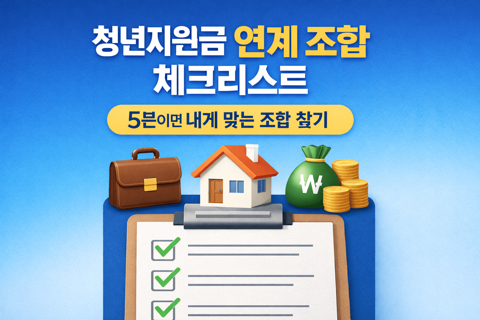 청년지원금 연계 조합 체크리스트 -썸네일
