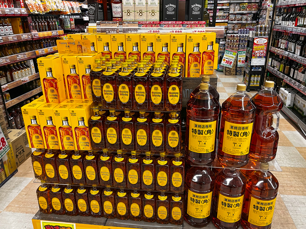 산토리 가쿠빈 위스키 코너