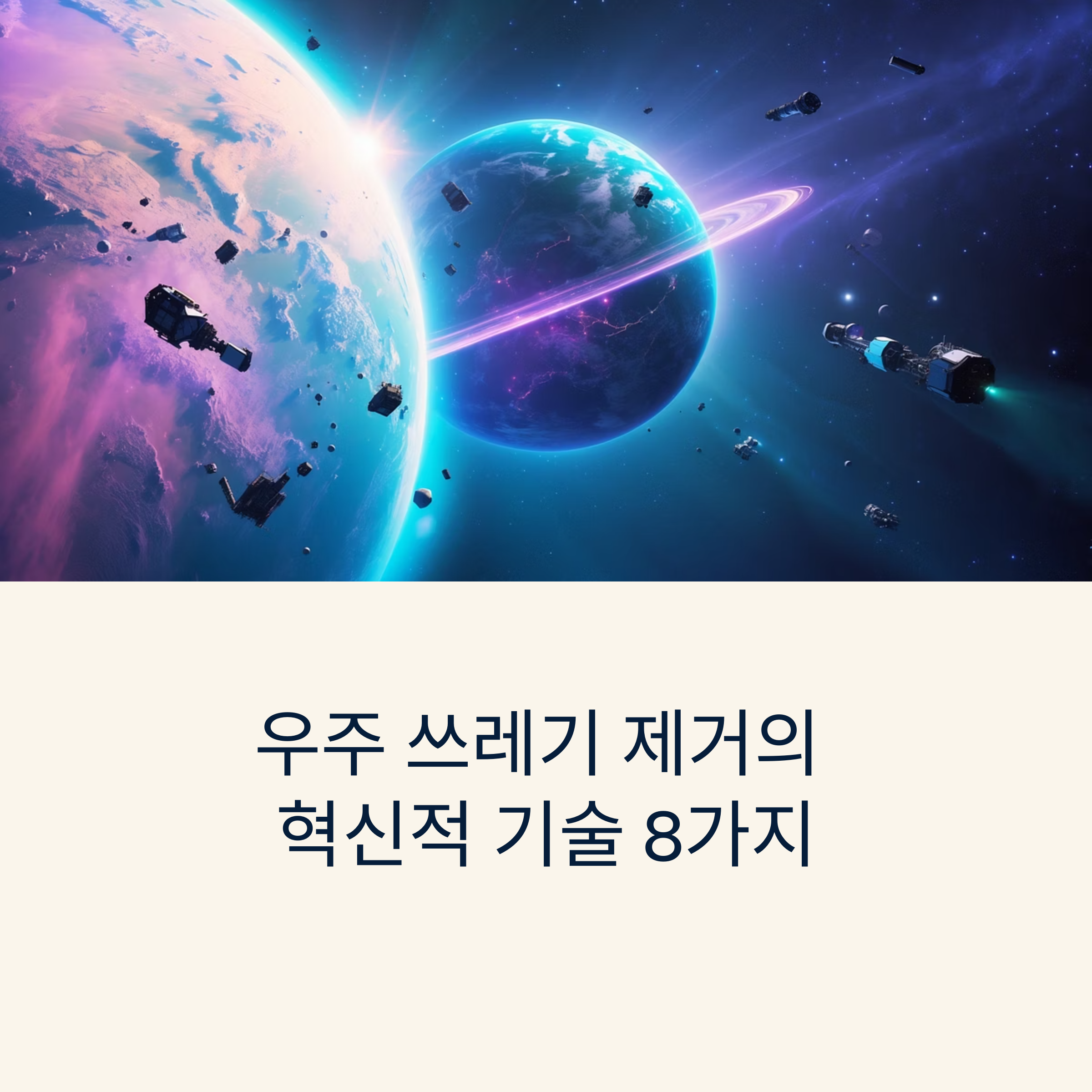 우주 쓰레기 제거 기술