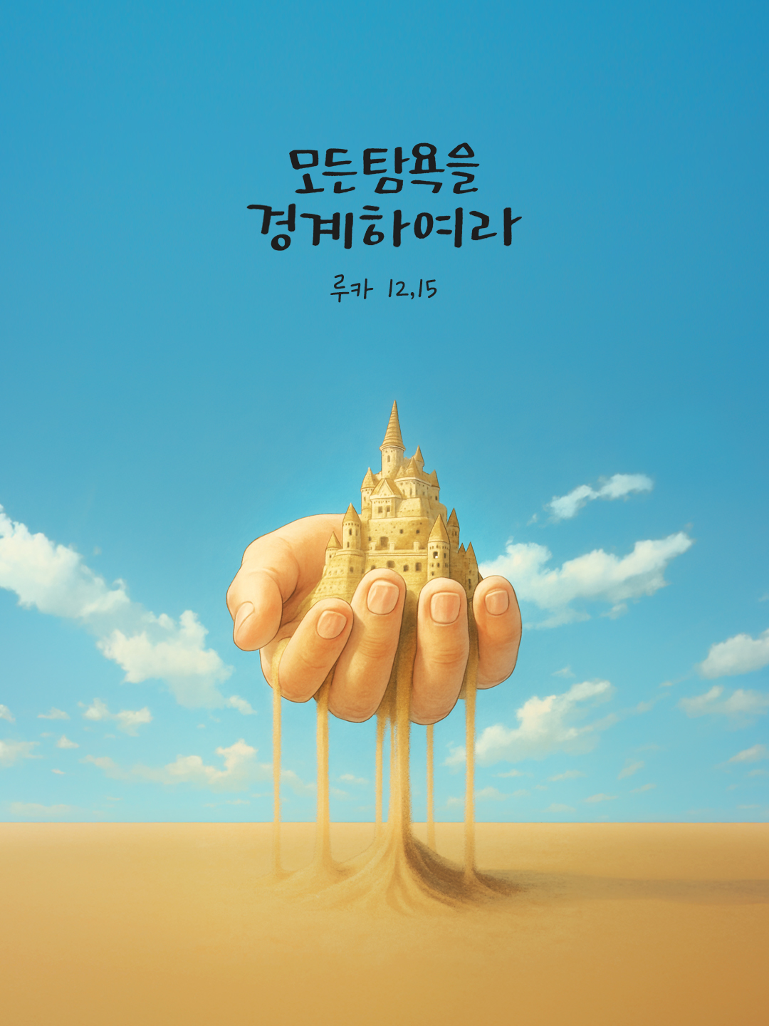 너희는 주의하여라. 모든 탐욕을 경계하여라. 아무리 부유하더라도 사람의 생명은 그의 재산에 달려 있지 않다. (루카 12,15) by 피어나네 말씀카드 말씀이미지