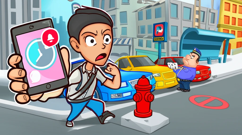 춘천 주정차단속 알림 통합 앱 사용법..