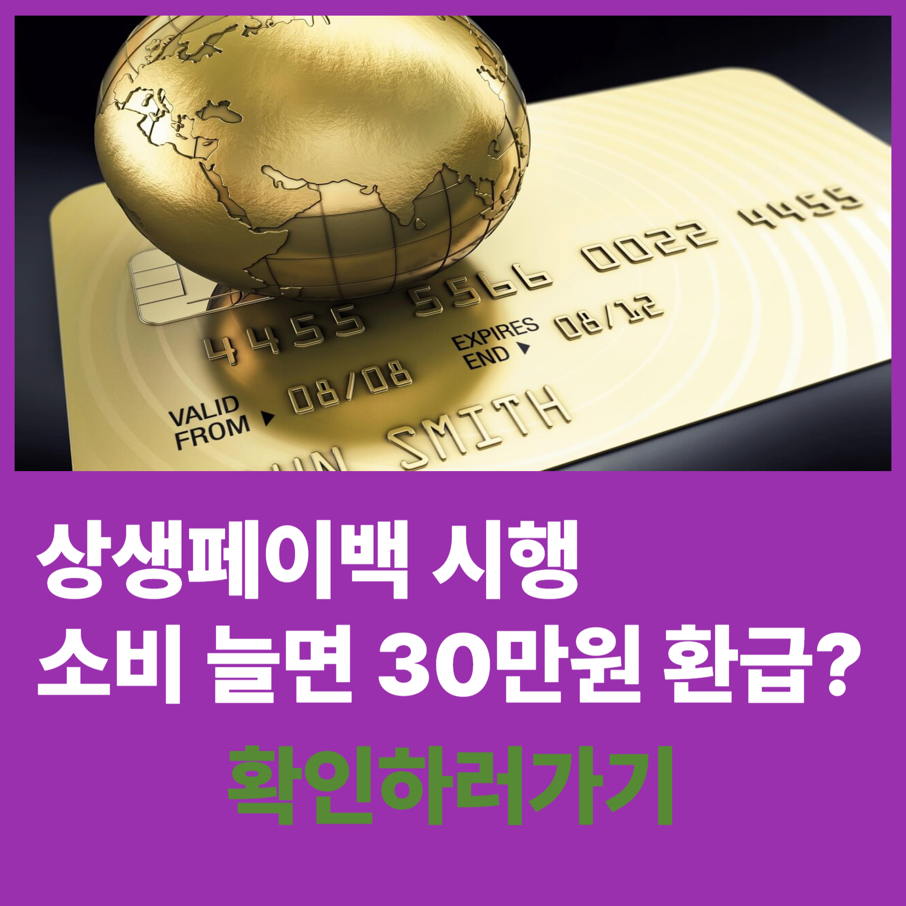 상생페이백 시행