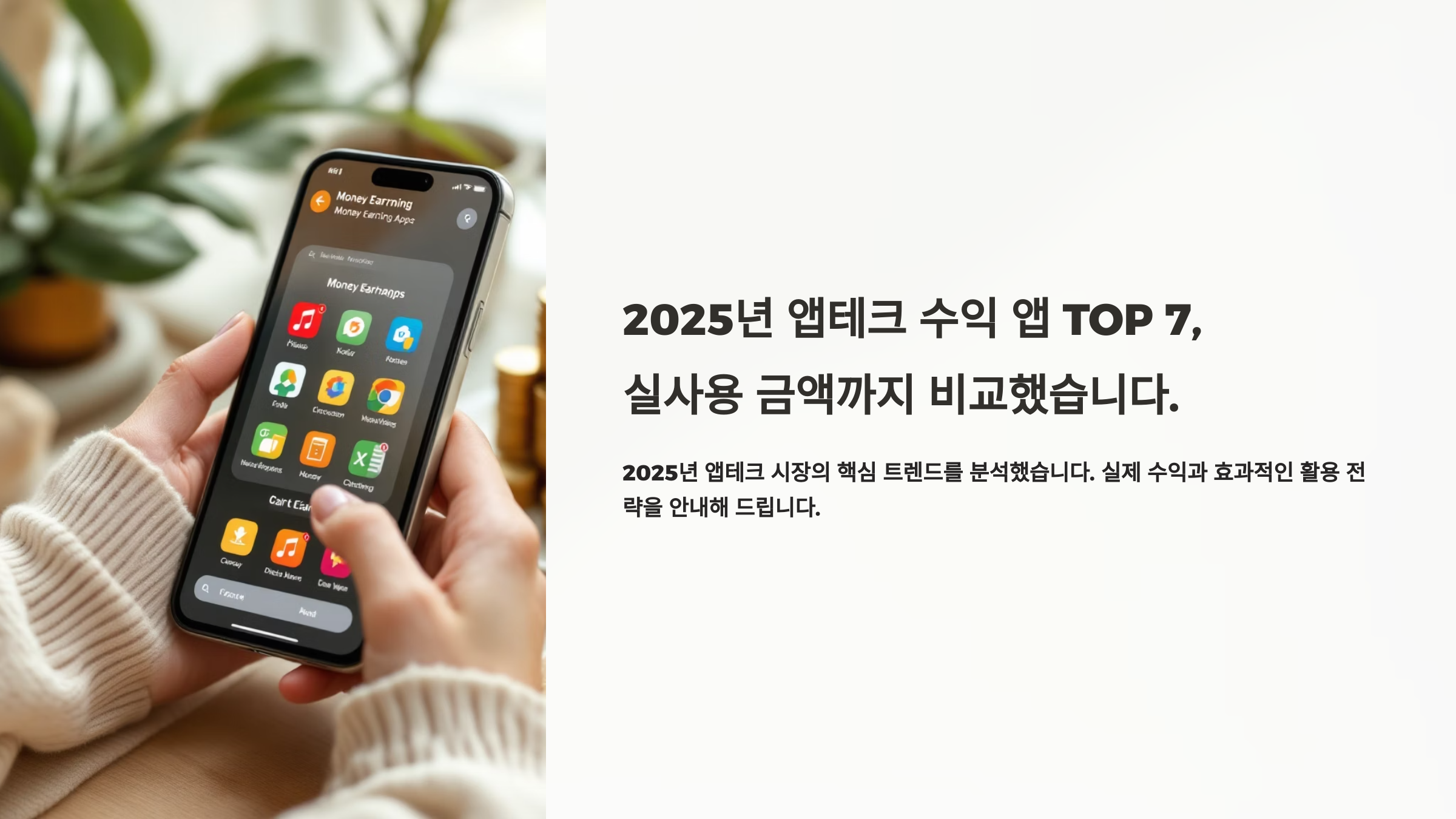 2025 앱테크 수익 앱 TOP 7, 실사용 금액까지 비교했습니다