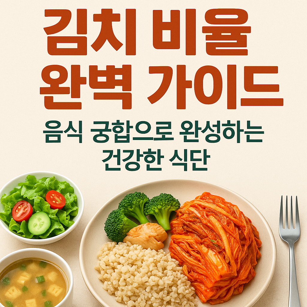 김치는 밥상 위의 천연 영양 밸런서
