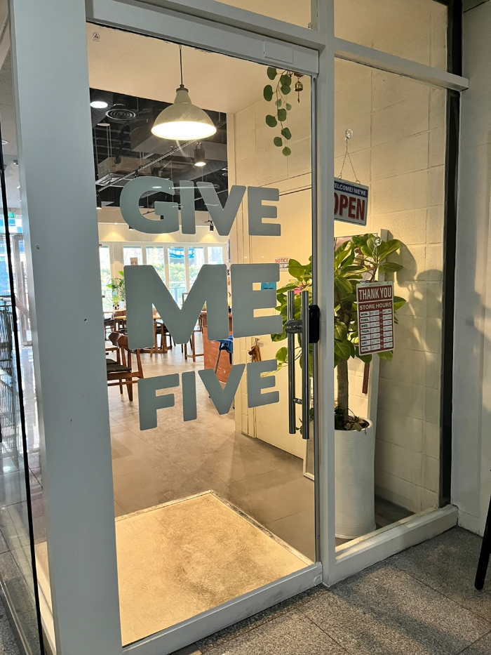 청라 브런치 카페&amp;#44; 기브 미 파이브 모습