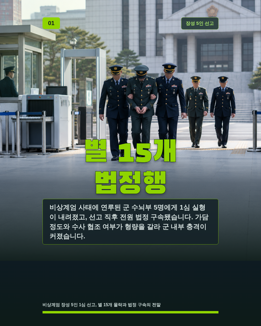 별 15개 법정행