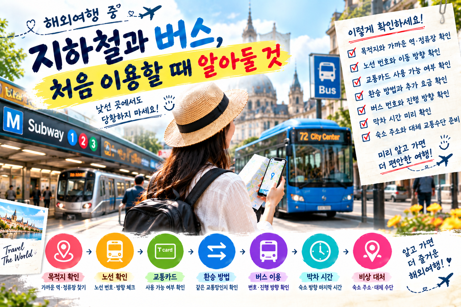 해외여행시 교통수단방법