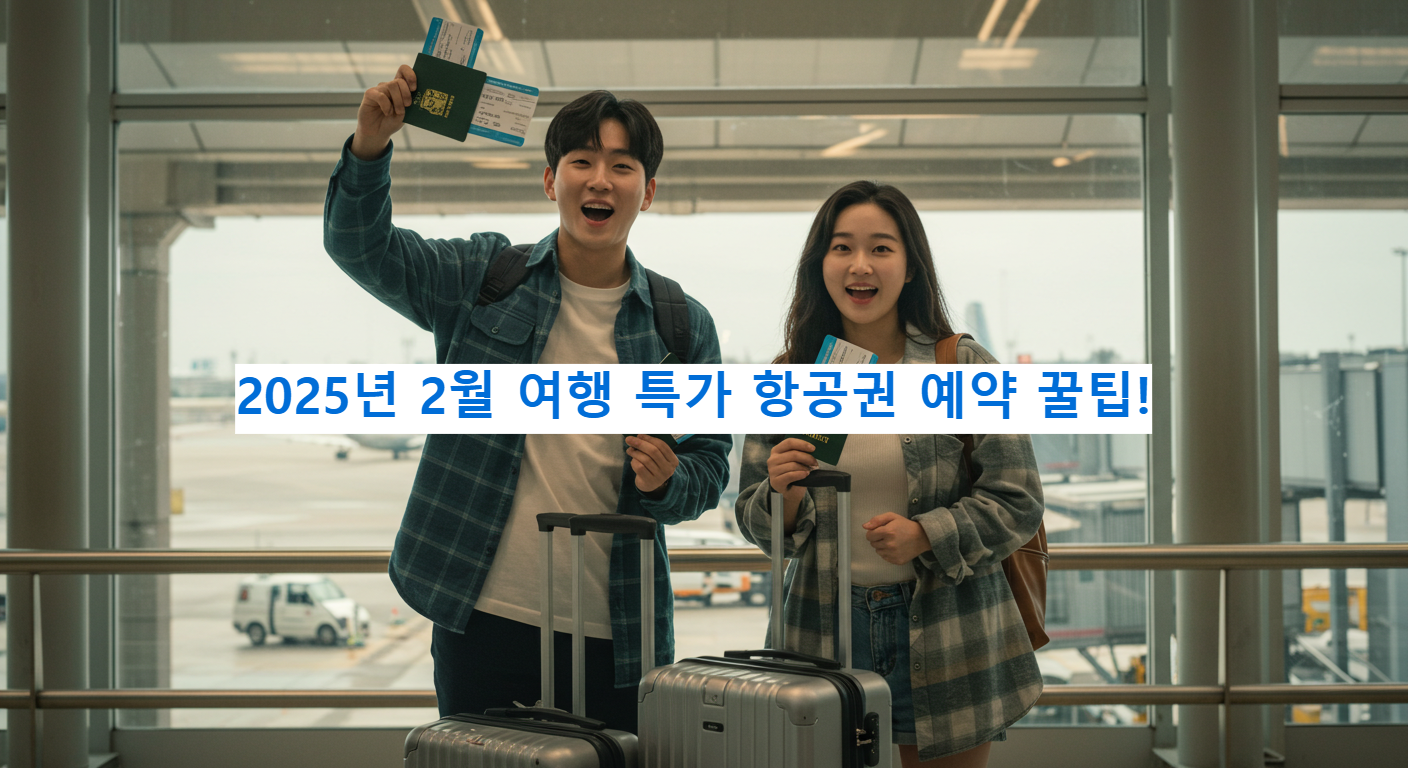 2025년 2월 여행 특가 항공권 예약 꿀팁!