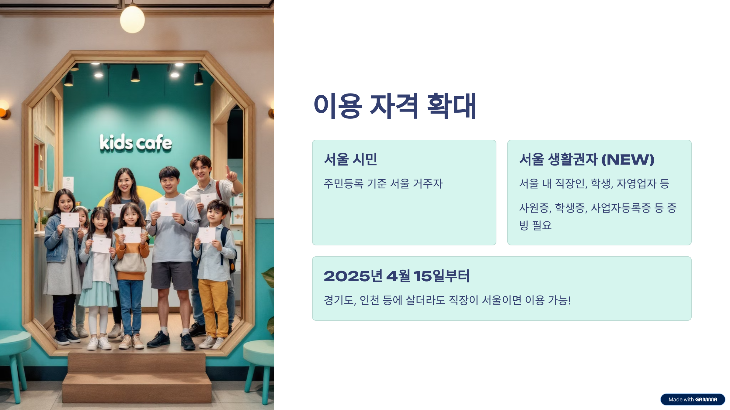 서울형 키즈카페 예약 방법 이용 요금