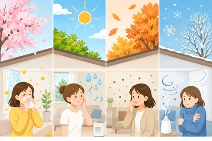 계절에 따라 달라지는 실내공기 환경 요인12