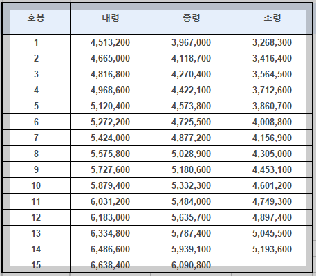 2025년 군인 봉급표 및 월급 3분 총정리