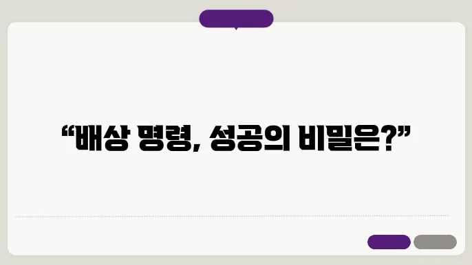 배상 신청 서류 준비하기