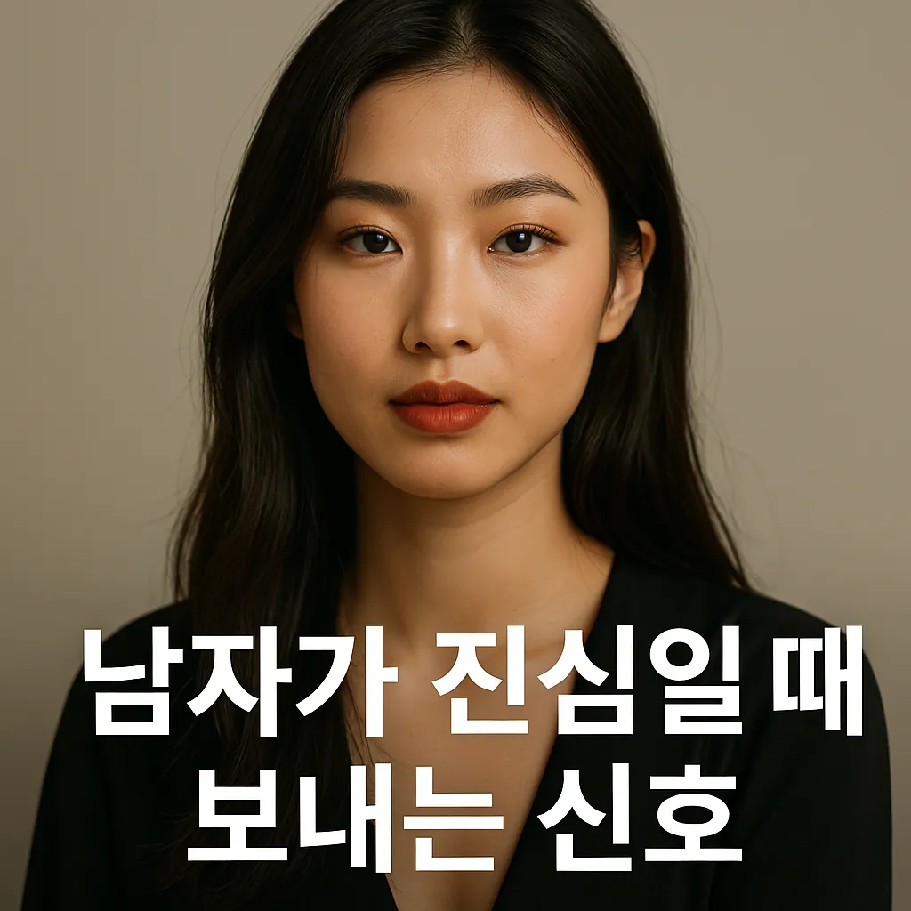 남자가 진심일 때 보내는 신호