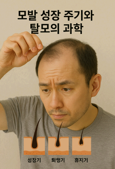 모발 성장 주기와 탈모의 과학