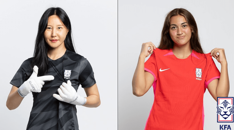 여자 월드컵 엔트리 멤버 김정미, 케이시 페어