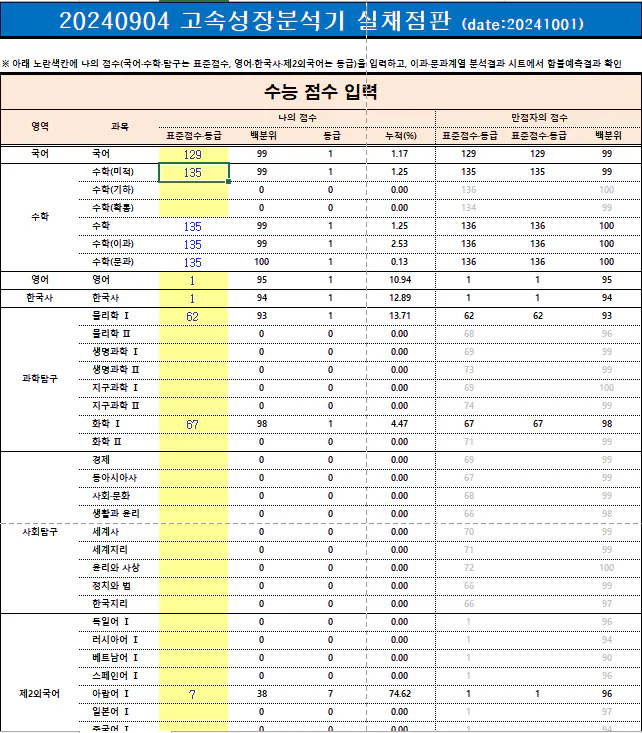 고속성장분석기 엑셀 사진 1