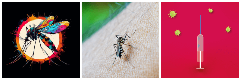 말라리아 관련 사진 3개