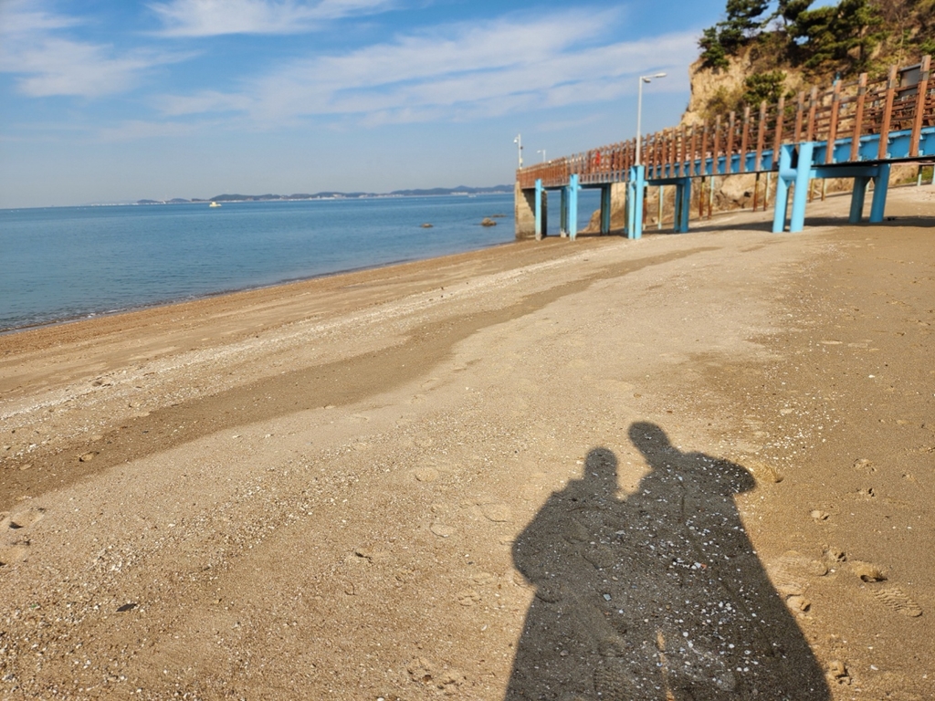 제부도-해변-그림자