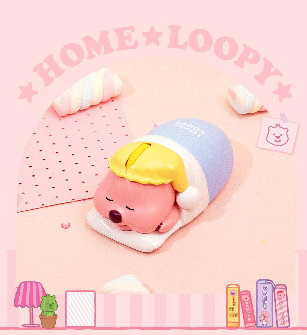 로이체 잔만그루피 멀티페어링 블루투스 피규어 캐릭터 무선 마우스