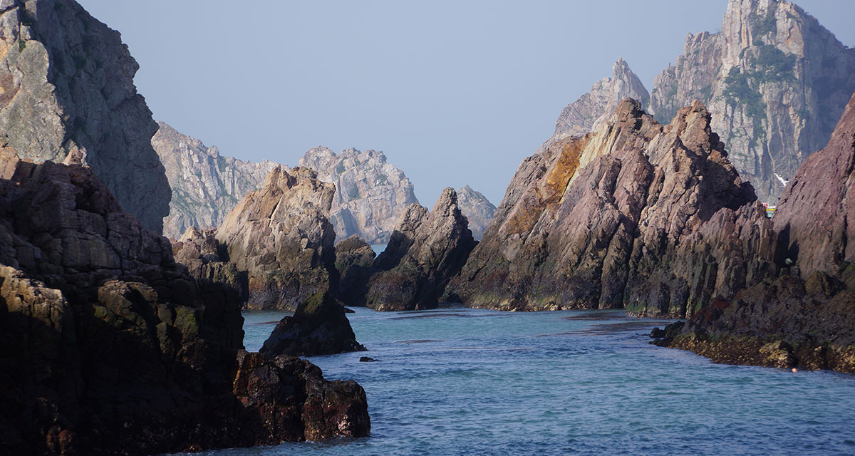 홍도 깃대봉 등산지도
