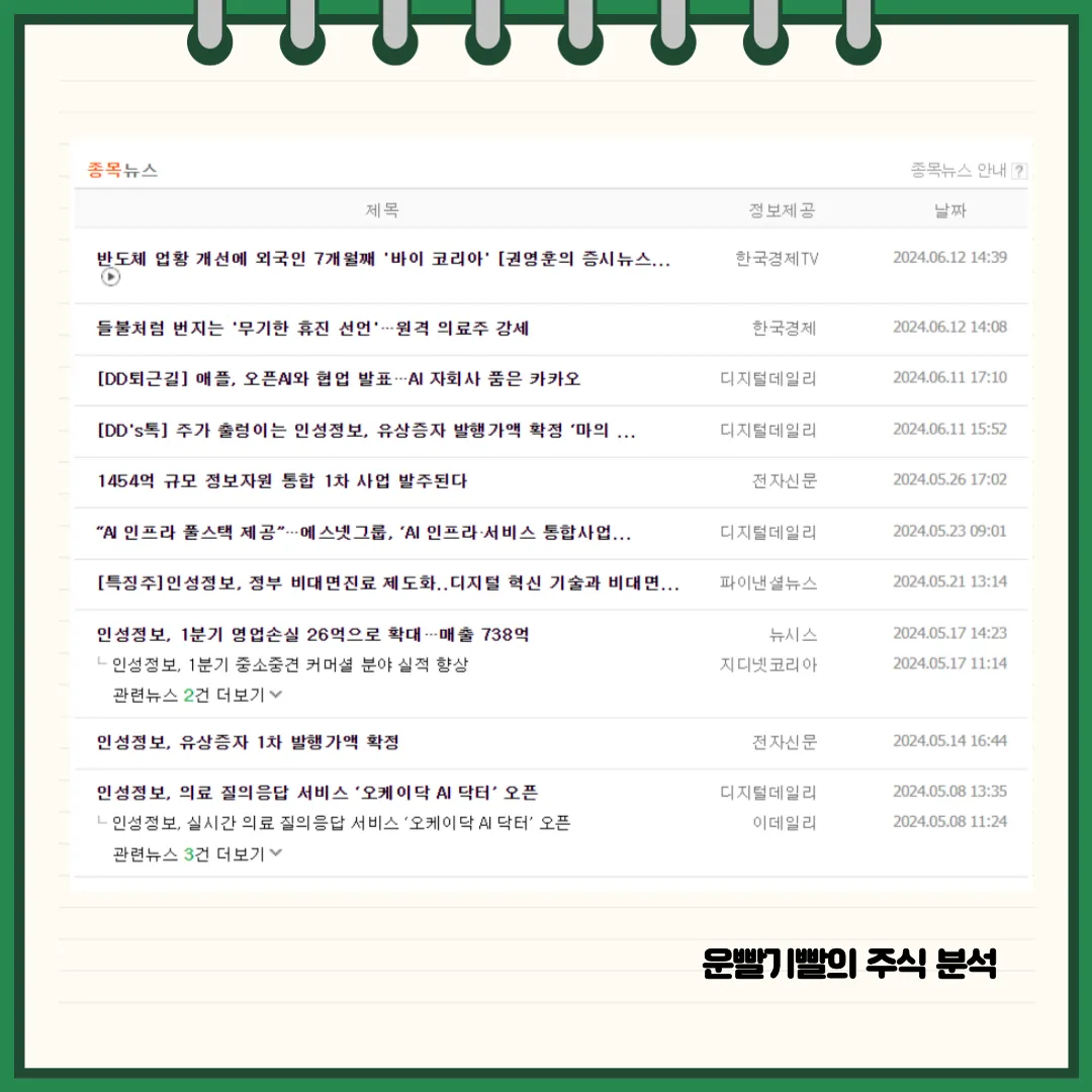 인성정보 뉴스
