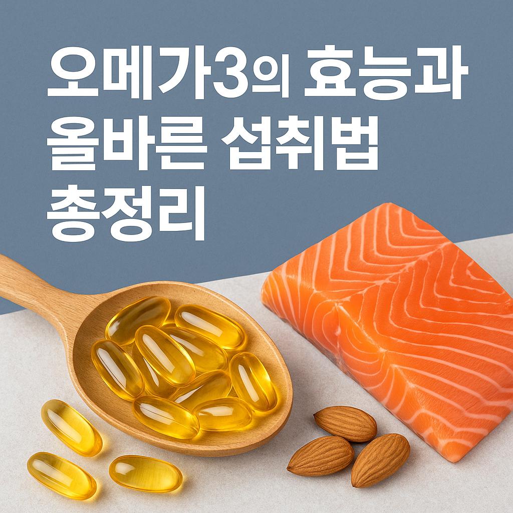 오메가3의 효능과 올바른 섭취법: 최신 연구와 전문가 의견 총정리