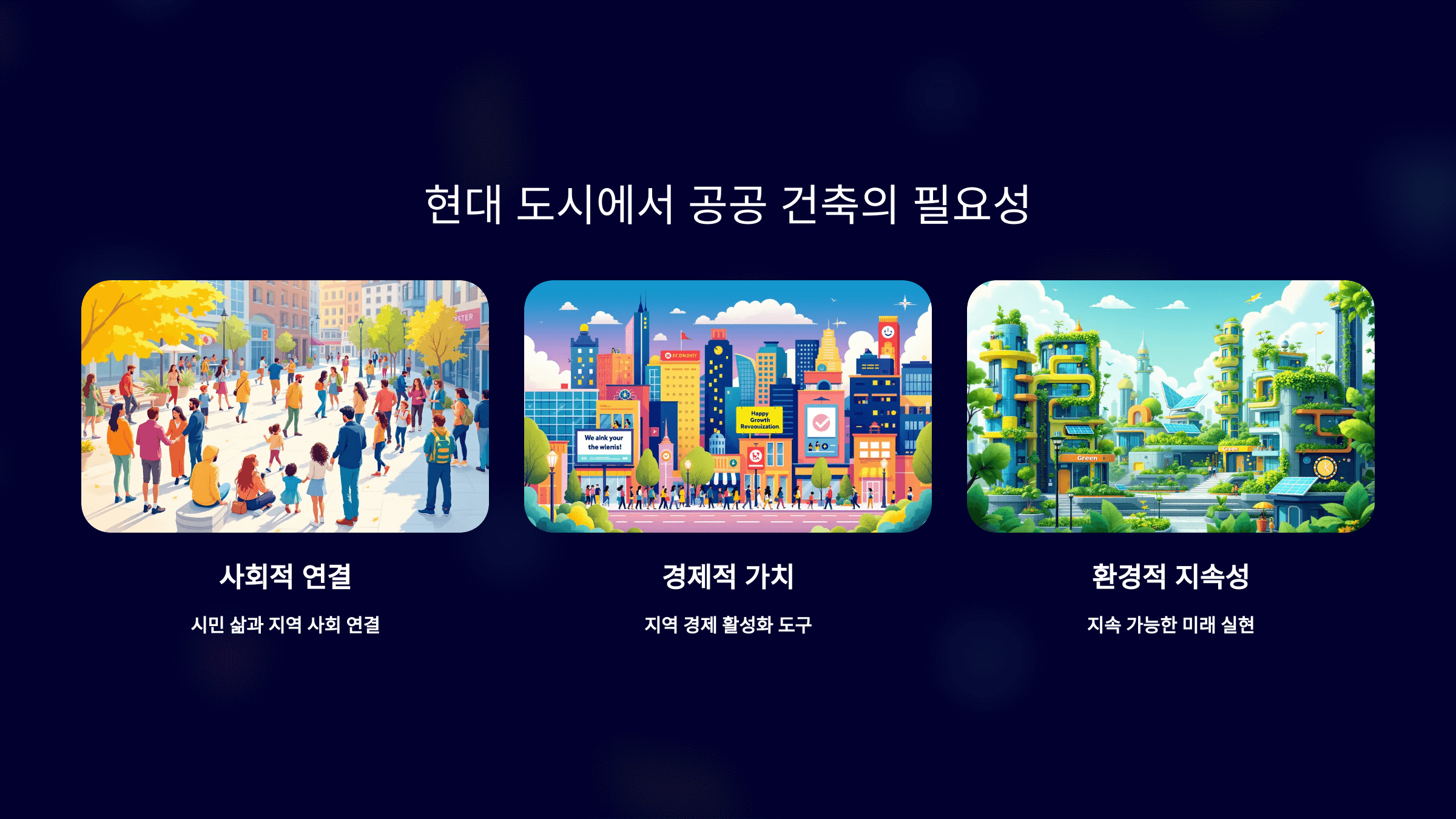 현대 도시에서 공공 건축의 필요성_사진