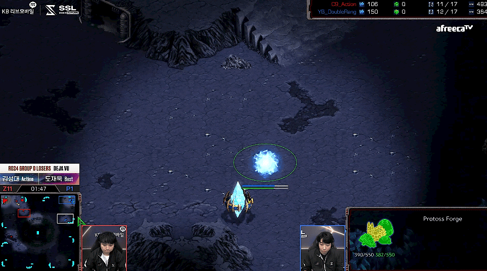 SSL 스타리그 D조 패자전 초반빌드1