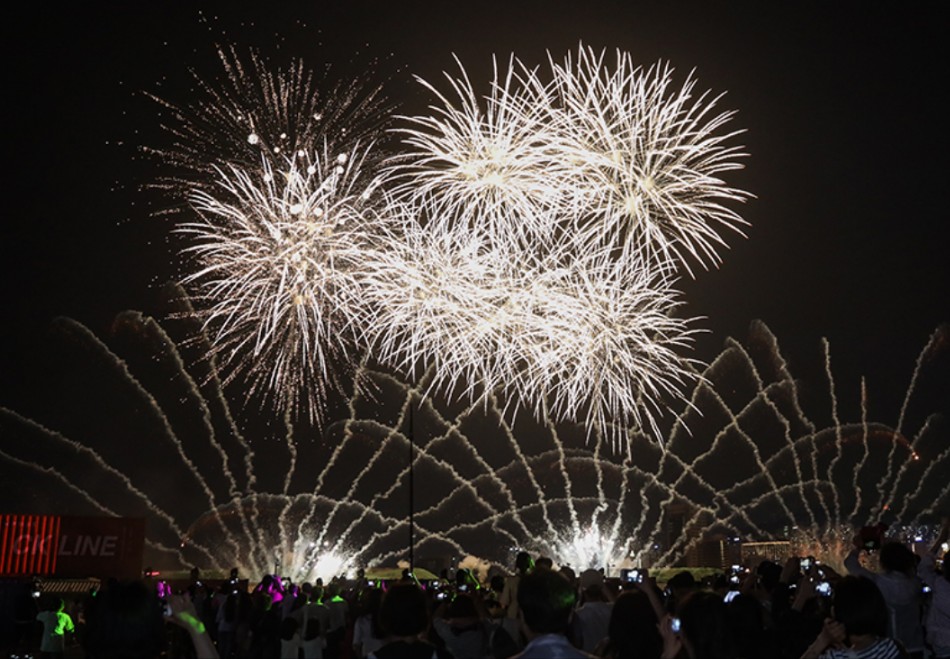 부산불꽃축제사진