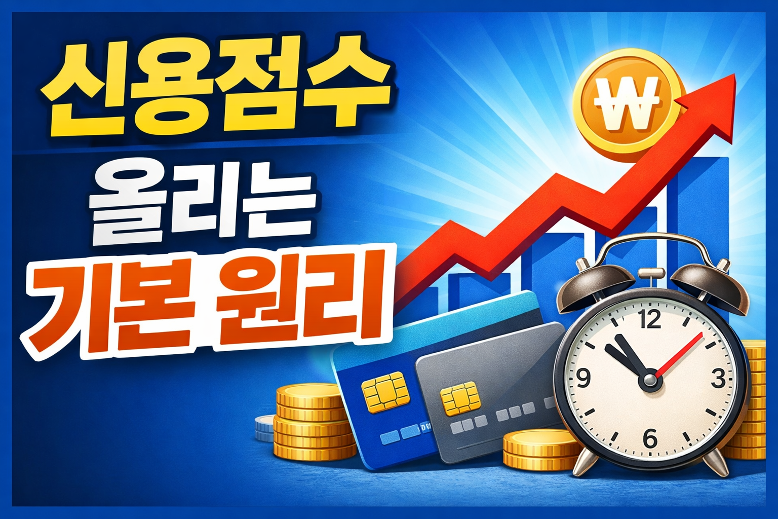 대출 있어도 신용점수 올리는 방법 (금리 낮추는 핵심 전략 공개)