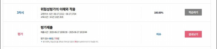 위험성평가의 이해와 적용