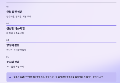 먹어도 계속 배고프면? 당뇨 환자의 영양소 부족 신호