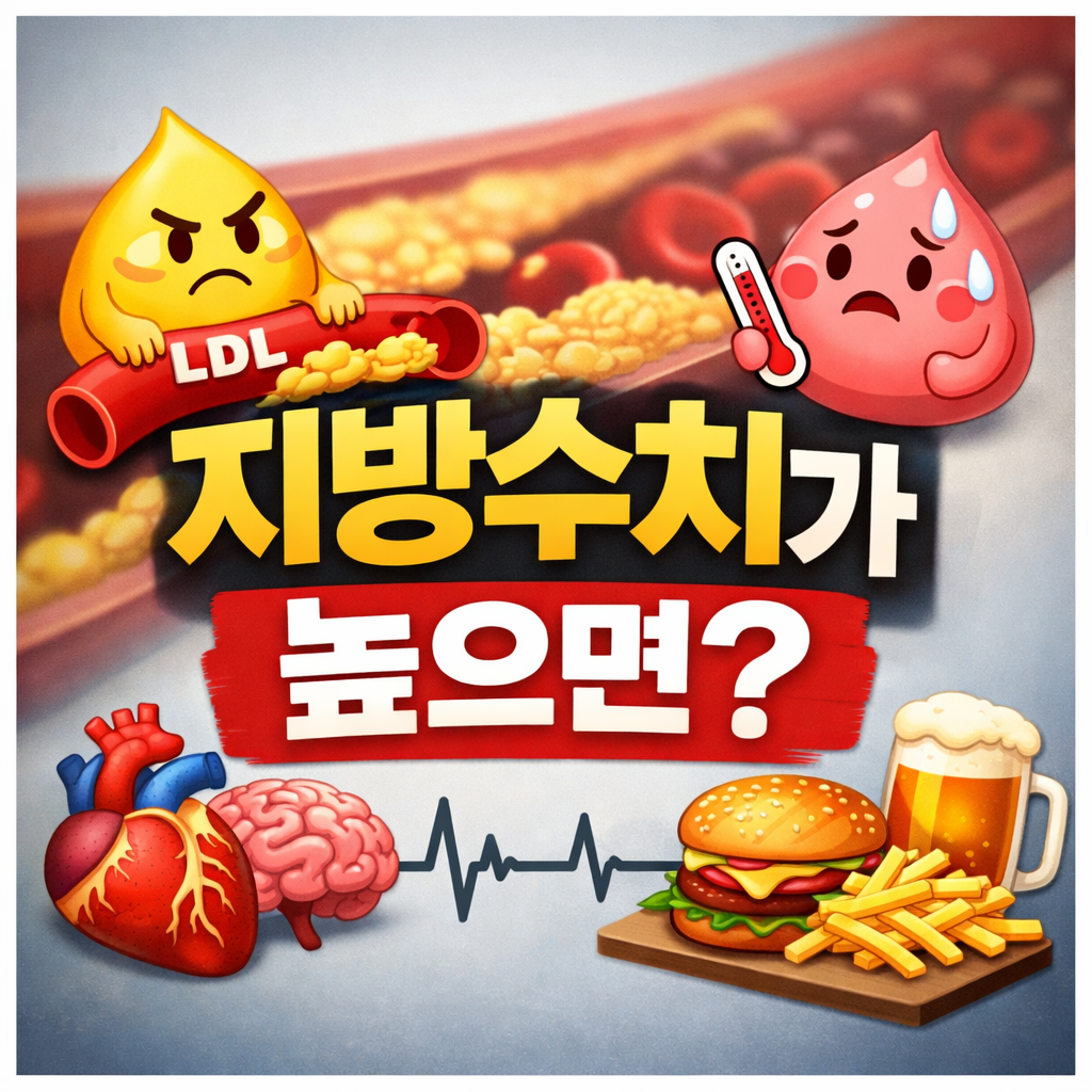 중성지방 수치가 높으면