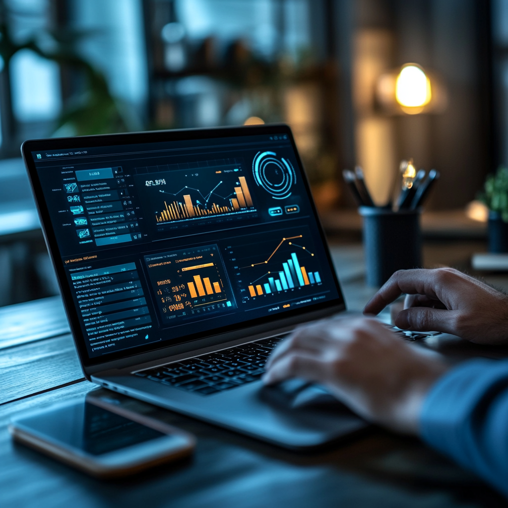 ai 기능을 사용해서 컴퓨터 업무를 하는 사진