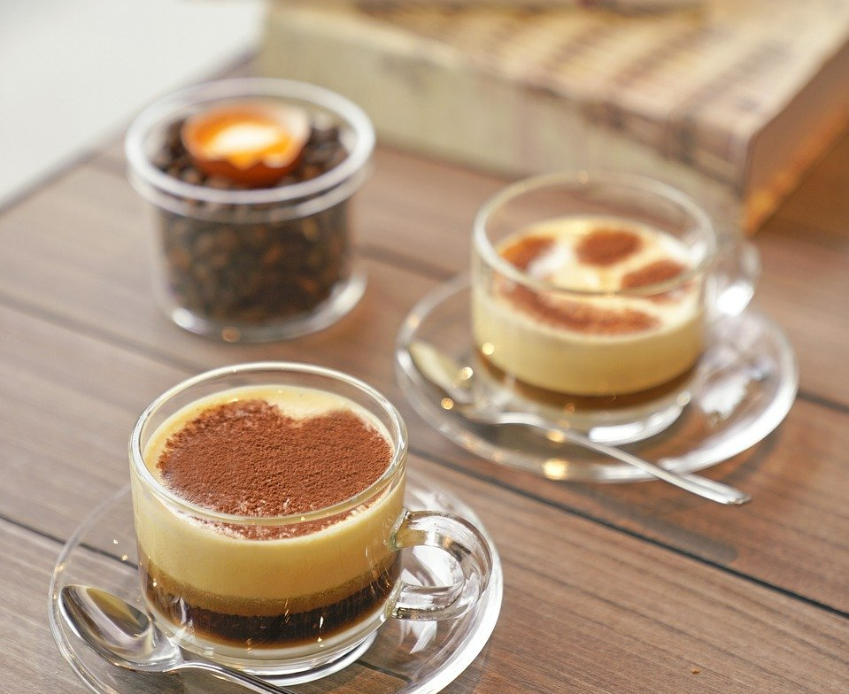 커피와 계란 관련된 사진