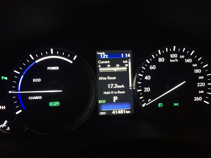 렉서스es300h6.5세대 계기판