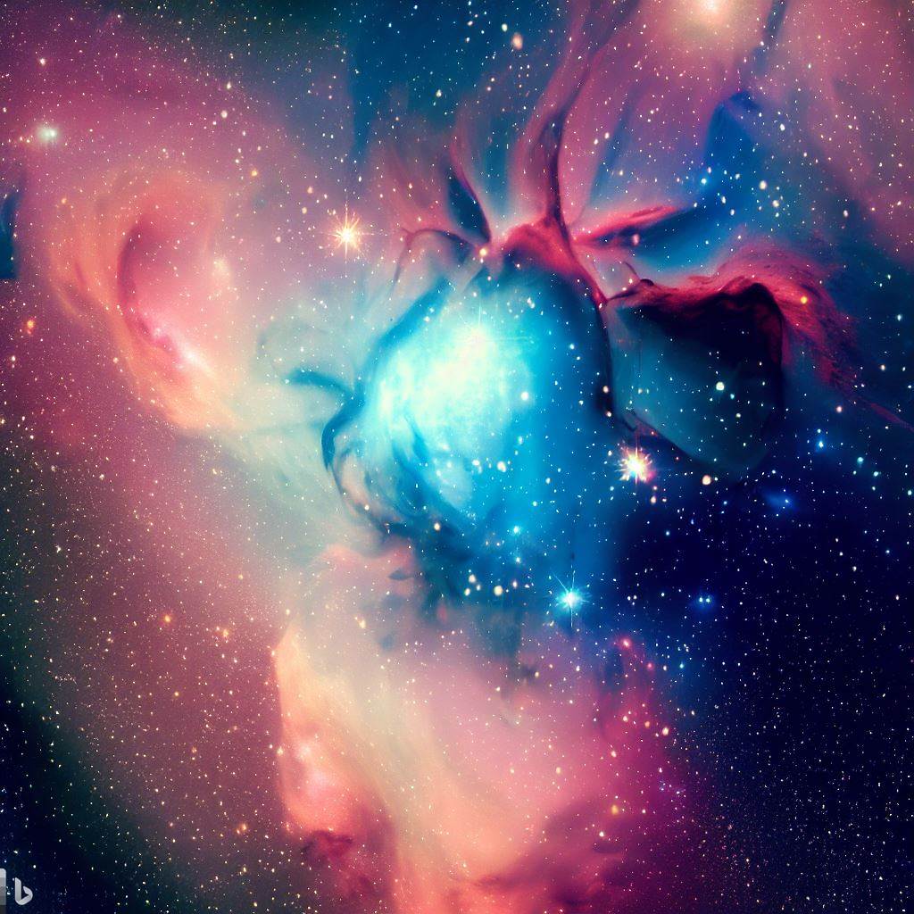 가상의 성운 이미지