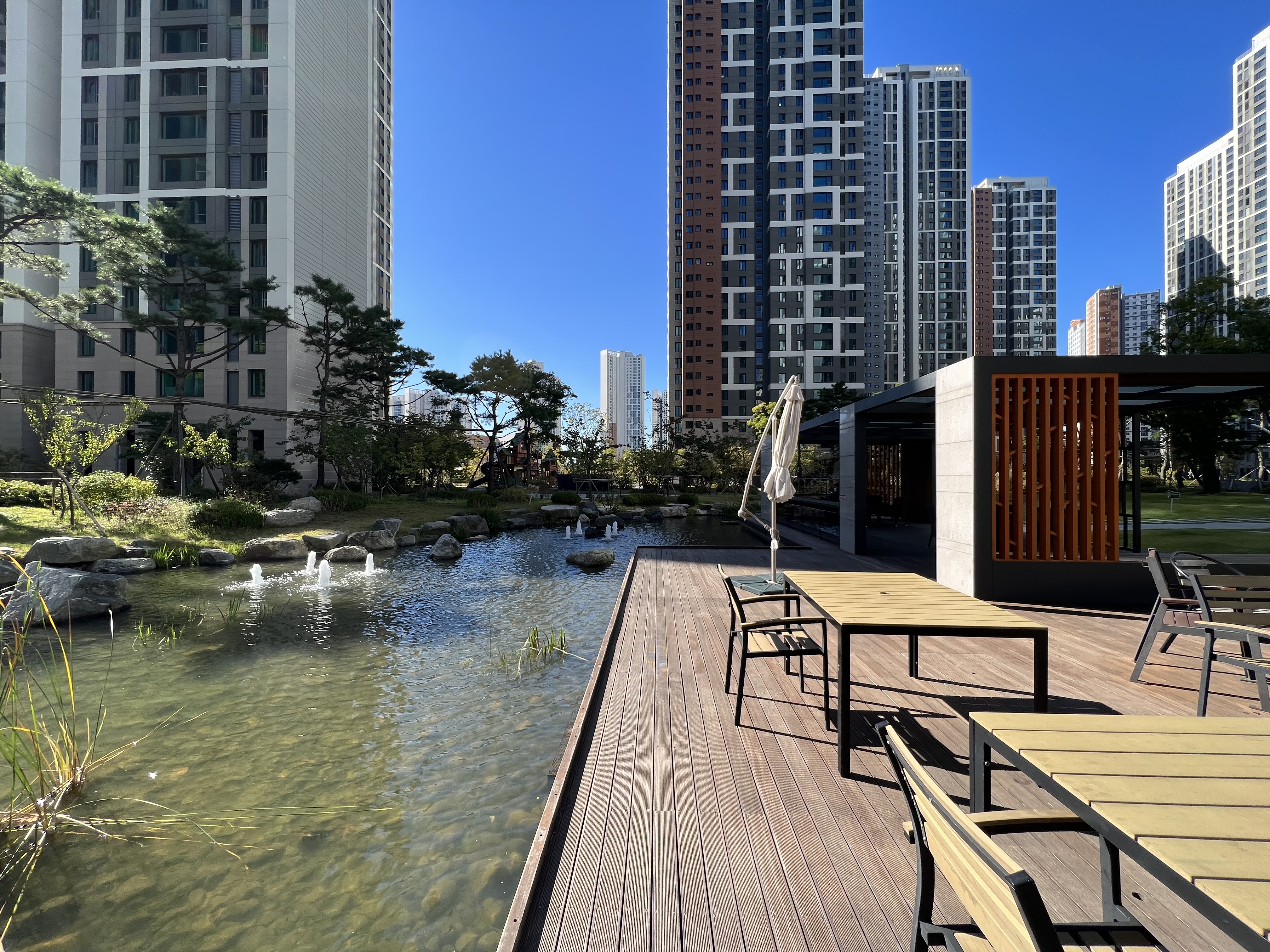 e편한세상 송도 수경시설