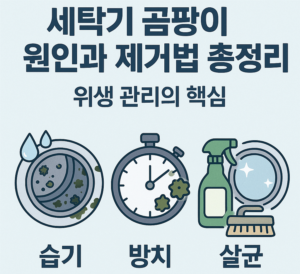 세탁기 곰팡이 원인과 제거법 총정리 사진