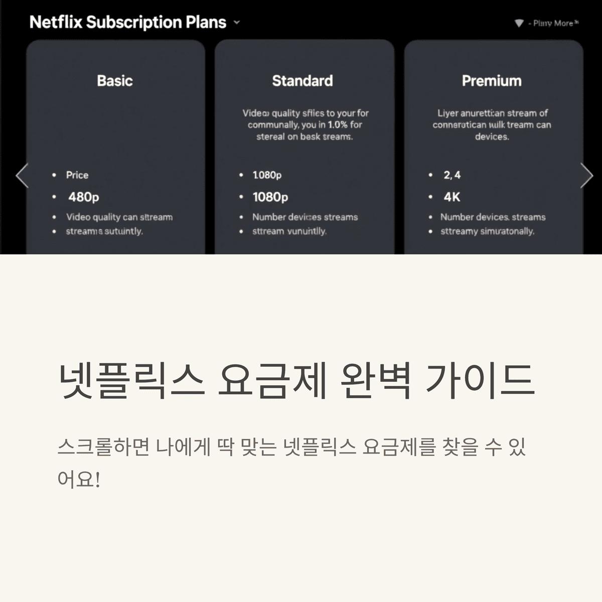 넷플릭스 요금제 완벽 가이드