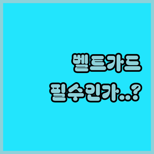 유아 어린이 안전벨트 가드 사용 후기..