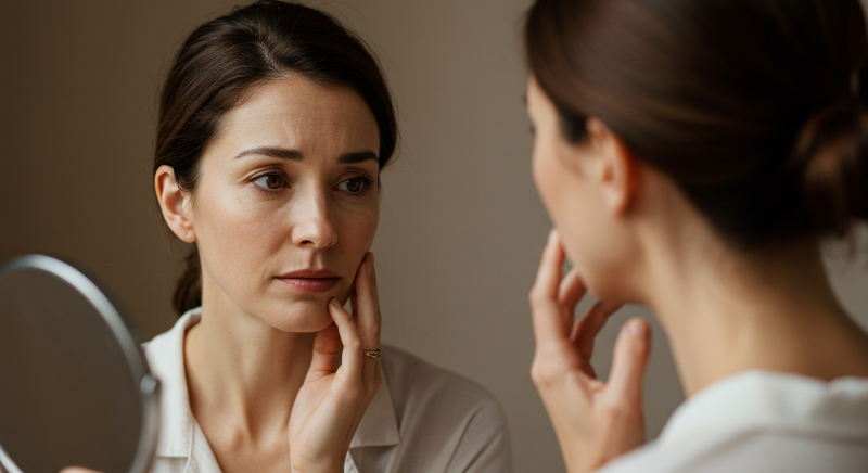 피부를 건조하게 만들어 탄력을 더욱 떨어뜨림