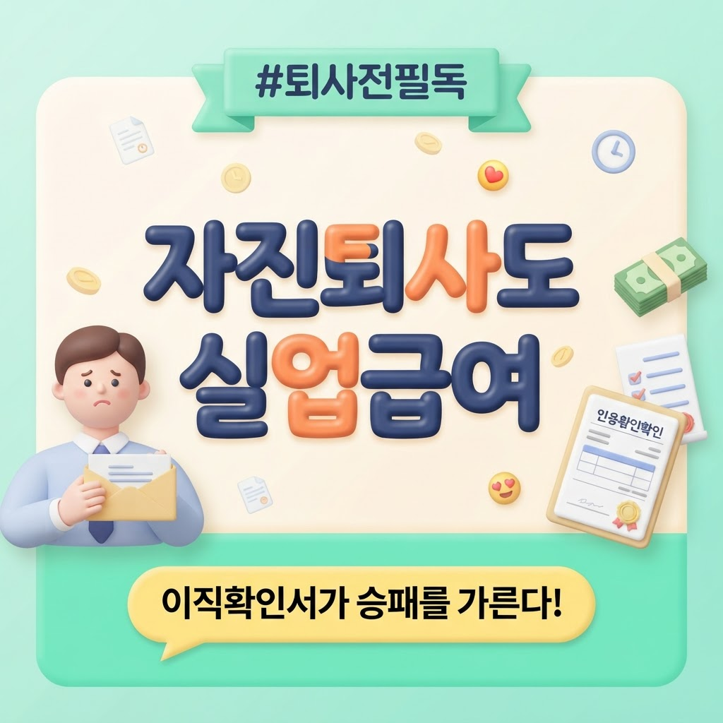 자진퇴사 실업급여 받기