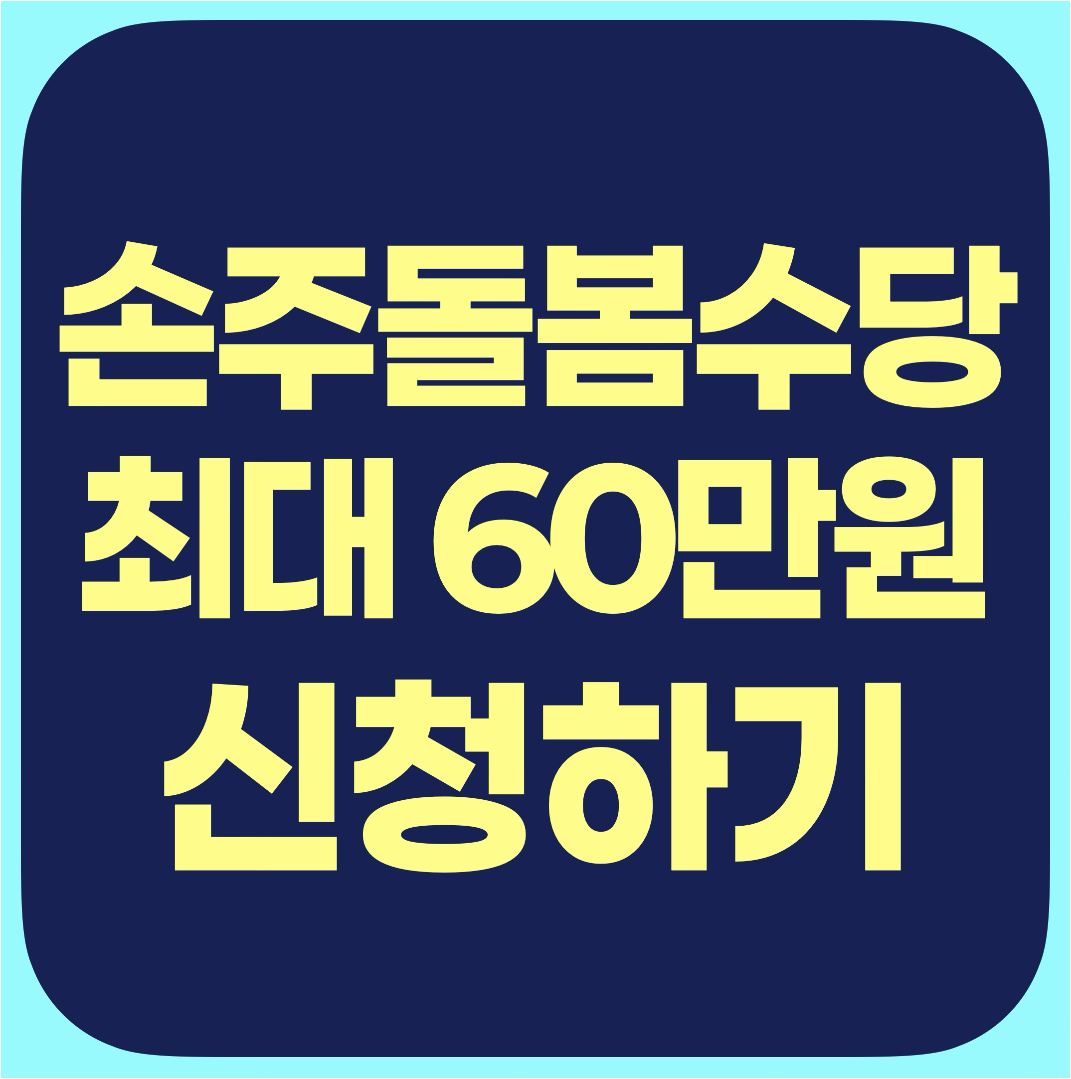 손주돌봄수당