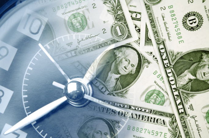 달러 시계 사진