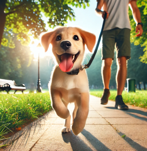 강아지 산책 시간