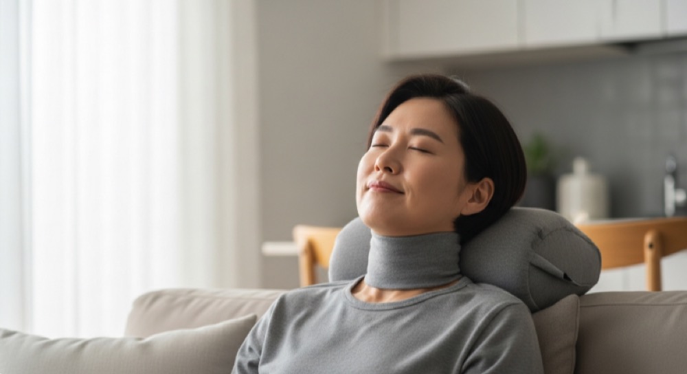 갑상선암 수술후 회복기간에 중요한 휴식과 생활 관리 장면