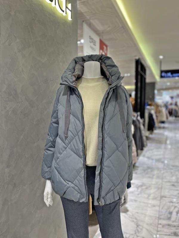 안지크 누빔 후드 패딩 점퍼 DF4PD5150